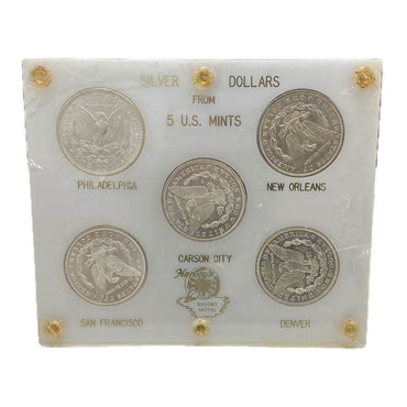 USA 1878CC, 1879S, 1882'O', 1885P, 1921D Silver Dollar Type Set