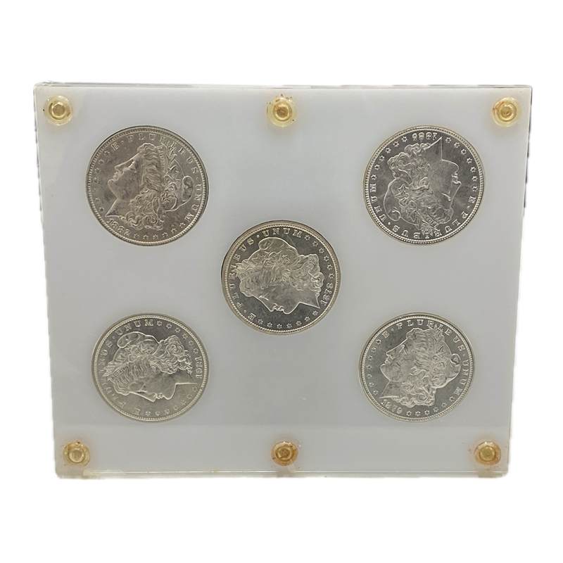 USA 1878CC, 1879S, 1882'O', 1885P, 1921D Silver Dollar Type Set