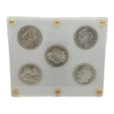 USA 1878CC, 1879S, 1882'O', 1885P, 1921D Silver Dollar Type Set