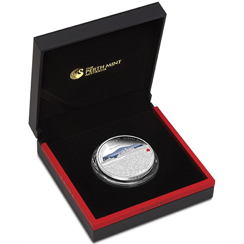 2014 ANZAC Spirit - First Convoy Albany 1/2oz Silver Proof