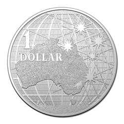 2020 Beneath the Southern Skies 1oz Silver UNC REVERSE | 2020 Beneath the Southern Skies 1oz Silver UNC OBVERSE