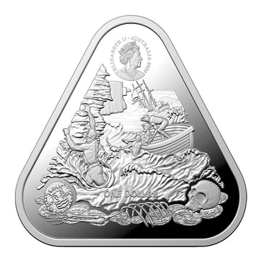 $1 2020 Zuytdorp Triangle 1oz Silver UNC