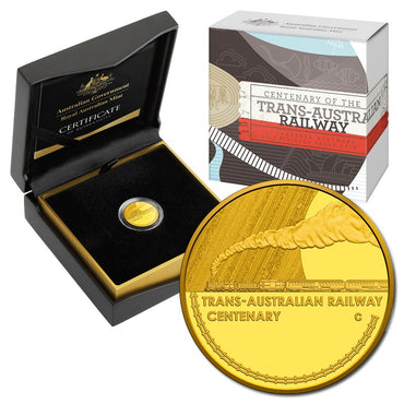 $10 2017 Trans-Australian Railway Gold Proof