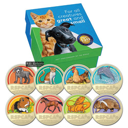 $1 2021 RSPCA 150th Anniversary 8 Coin Set