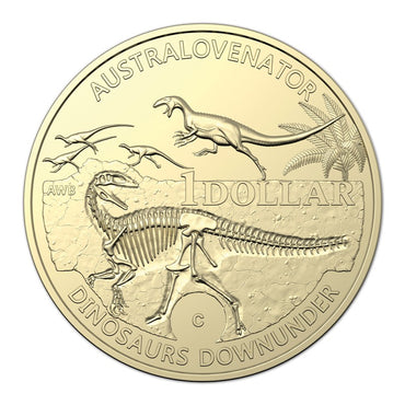 $1 2022 Dinosaurs Down Under 'C' Mintmark UNC - Set Of 5