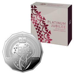 50c 2022 QEII Platinum Jubilee Silver Proof
