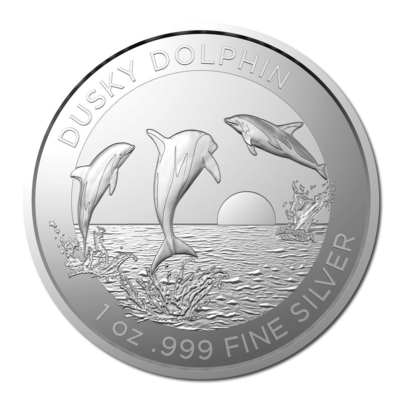 $1 2022 Dusky Dolphin 1oz Silver UNC