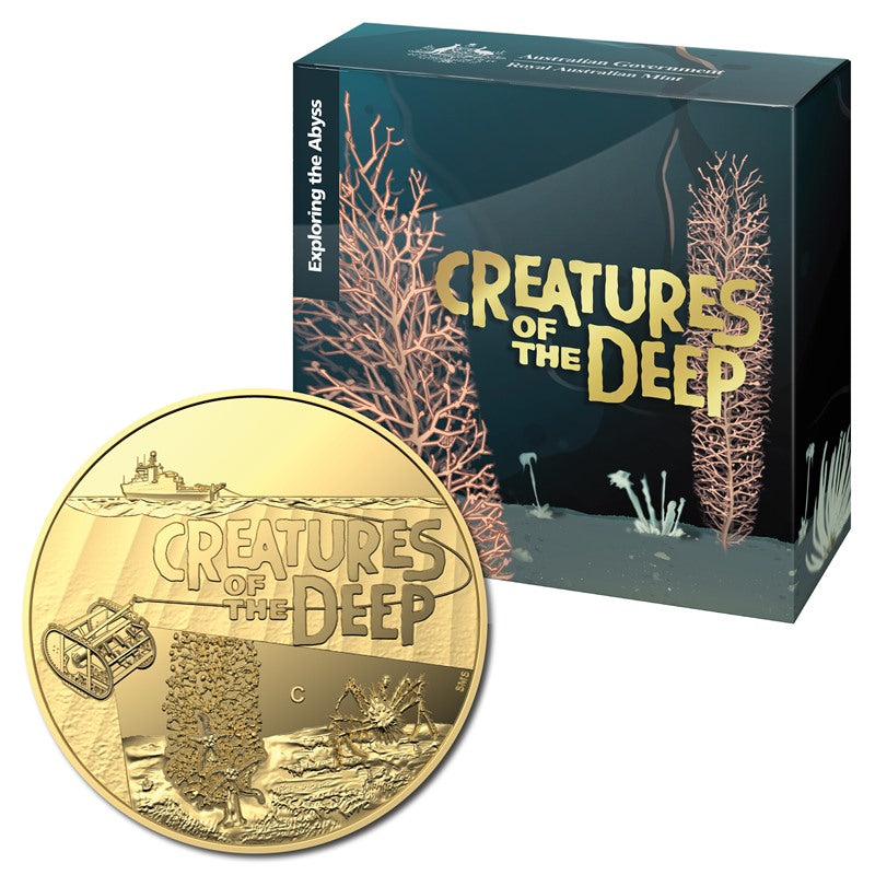$10 2023 Creatures of the Deep Gold Proof