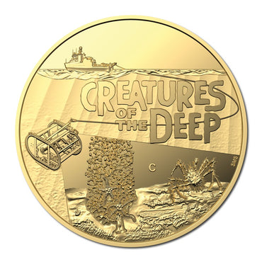 $10 2023 Creatures of the Deep Gold Proof