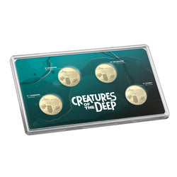 $1 2023 Creatures of the Deep 4 Coin UNC Set