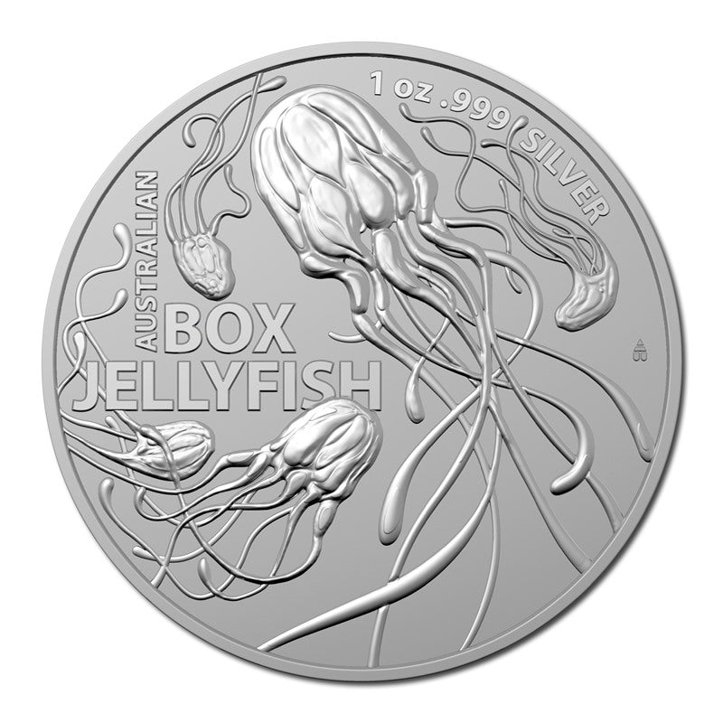 $1 2023 Australia's Most Dangerous - Box Jellyfish 1oz Silver UNC