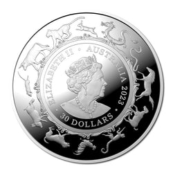 $30 2023 Year of the Rabbit 1 Kilo Silver Proof