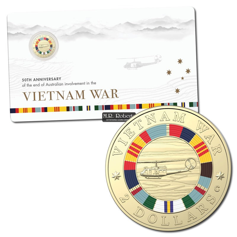 $2 2023 Vietnam War Coloured 'C' Mintmark UNC