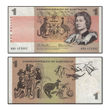 (1966) $1 Coombs/Wilson R.71f AAA First Prefix