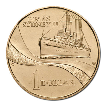 $1 2000 HMAS Sydney II Mintmark UNC