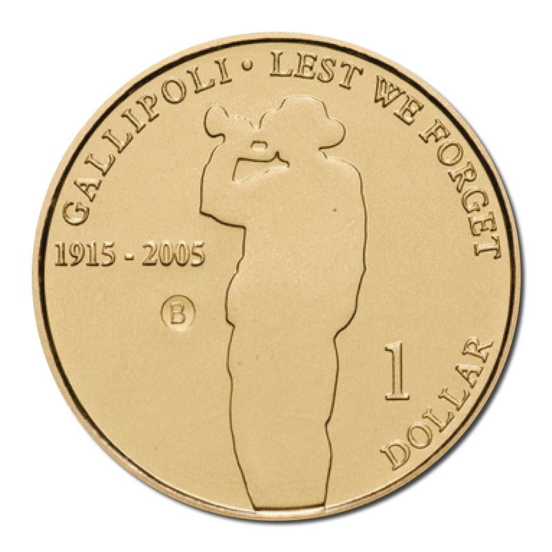 $1 2005 Gallipoli Mint/Privy Mark UNC