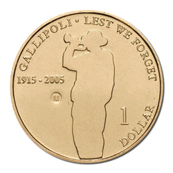 $1 2005 Gallipoli Mint/Privy Mark UNC