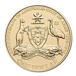 $1 2008 Coat of Arms Mint/Privy Mark UNC