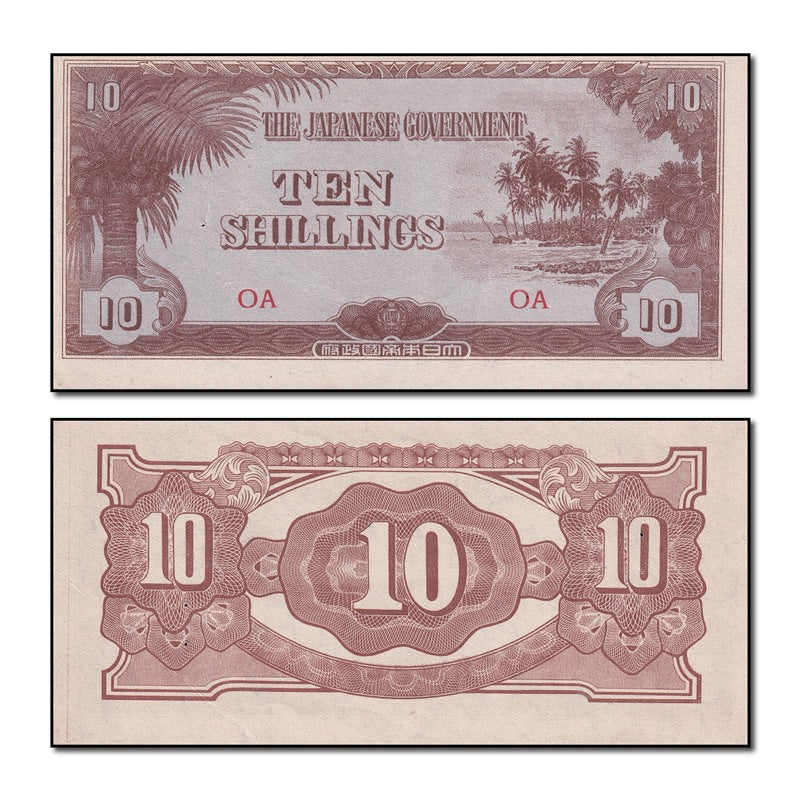 Oceania 1942 10 Shillings P.3 CFU