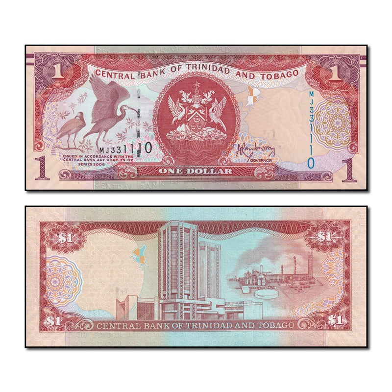 Trinidad & Tobago 2006 1 Dollar P.46 CFU