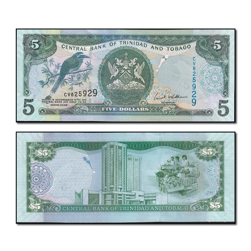 Trinidad & Tobago 2006 5 Dollars P.47 CFU