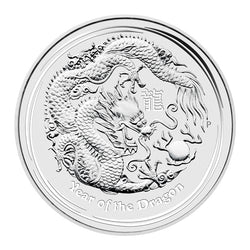 2012 Year of the Dragon 1/2oz Silver UNC