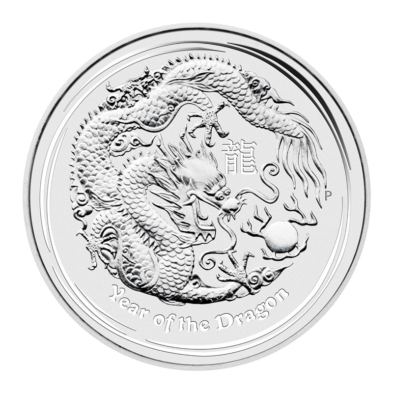 2012 Year of the Dragon 1oz Silver UNC
