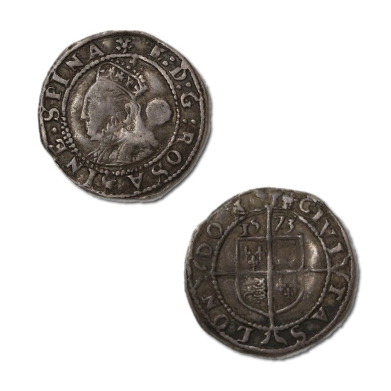 England 1573 Elizabeth I Threehalfpence VF