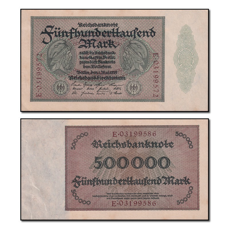 Germany 1923 500,000 Mark P.88a CFU