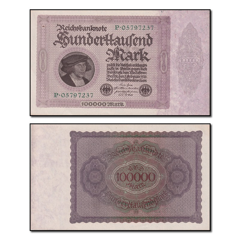 Germany 1923 100,000 Mark P.83a CFU