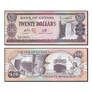 Guyana (1996-2018) 20 Dollars P.30 CFU