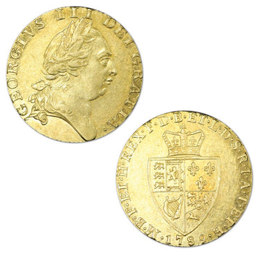 Great Britain 1789 King George III Gold Spade Guinea