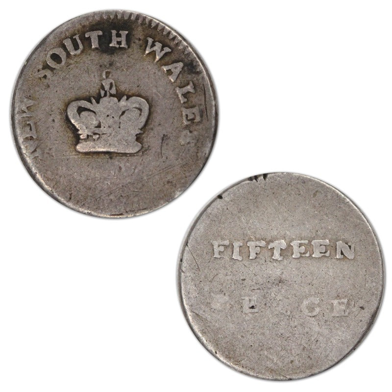 New South Wales 1813 Fifteen Pence (Dump) E/3