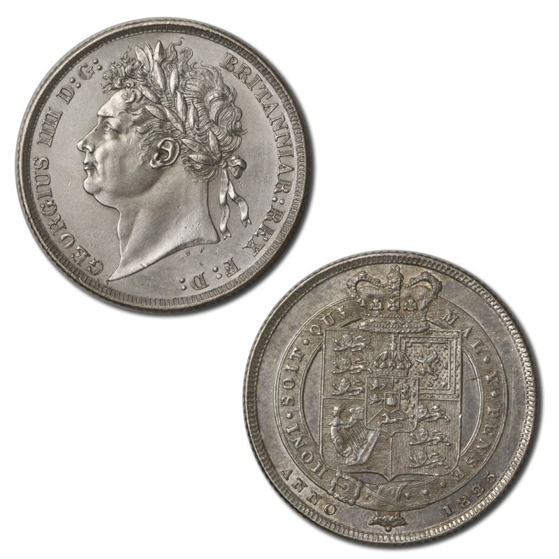 Great Britain 1825 Silver Shilling