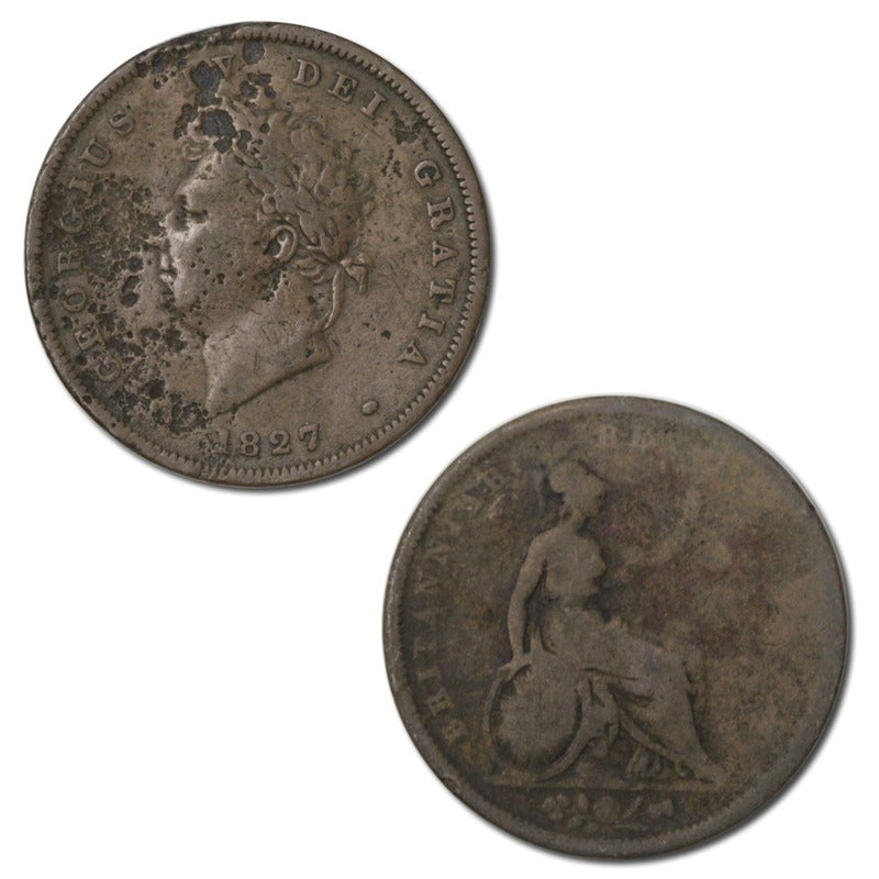 Great Britain 1827 George IV Penny