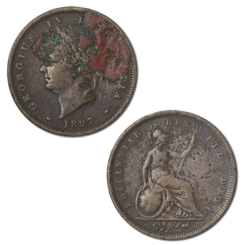 Great Britain 1827 George IV Penny