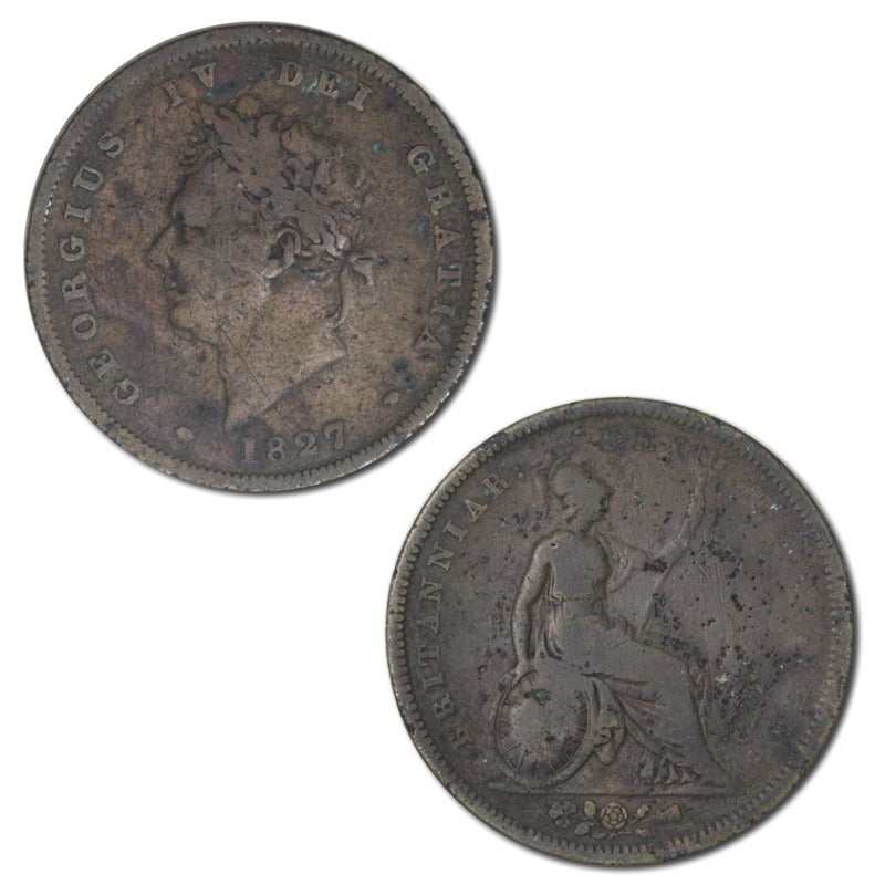 Great Britain 1827 George IV Penny