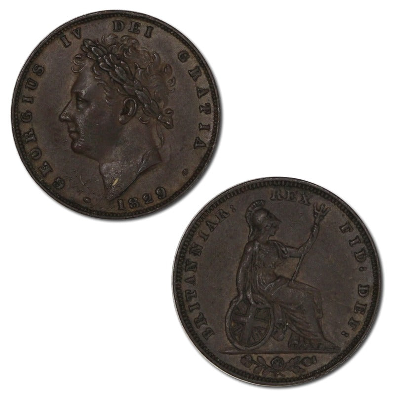 Great Britain 1829 George IV Farthing