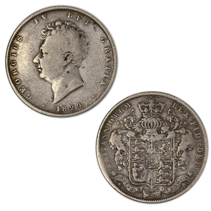 Great Britain 1829 George IV Silver Halfcrown