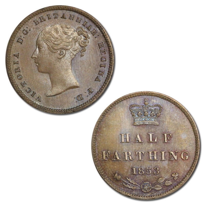 Great Britain 1853 Half Farthing Proof M.R.Roberts Wynyard