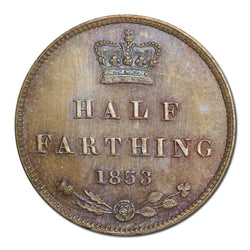 Great Britain 1853 Half Farthing Proof