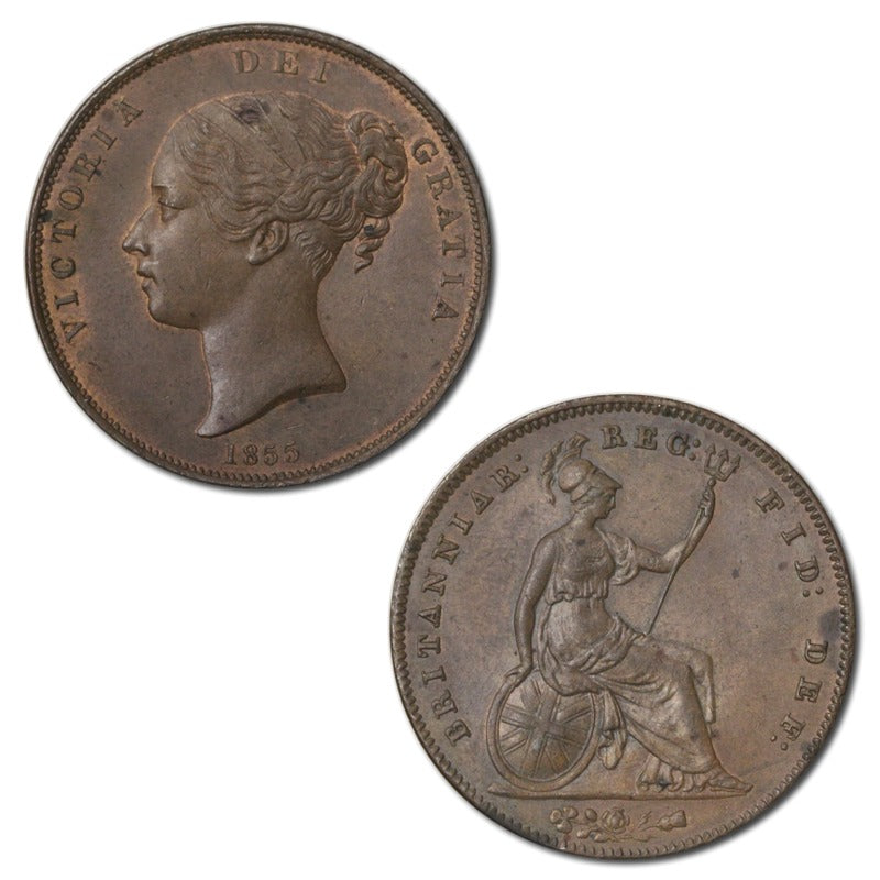 Great Britain 1855 Victoria Penny nUNC
