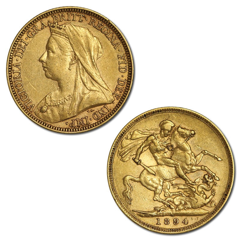 1894 Melbourne Gold Sovereign VF