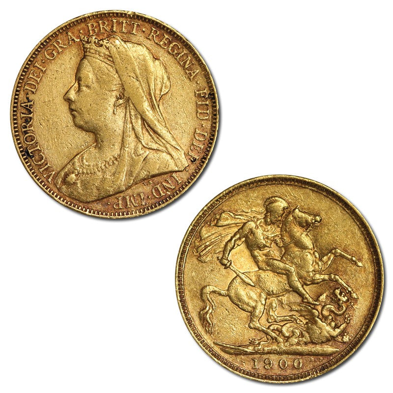 1900 Melbourne Gold Sovereign VF