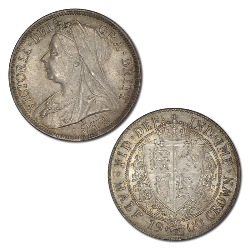 Great Britain 1900 Victoria Silver Halfcrown