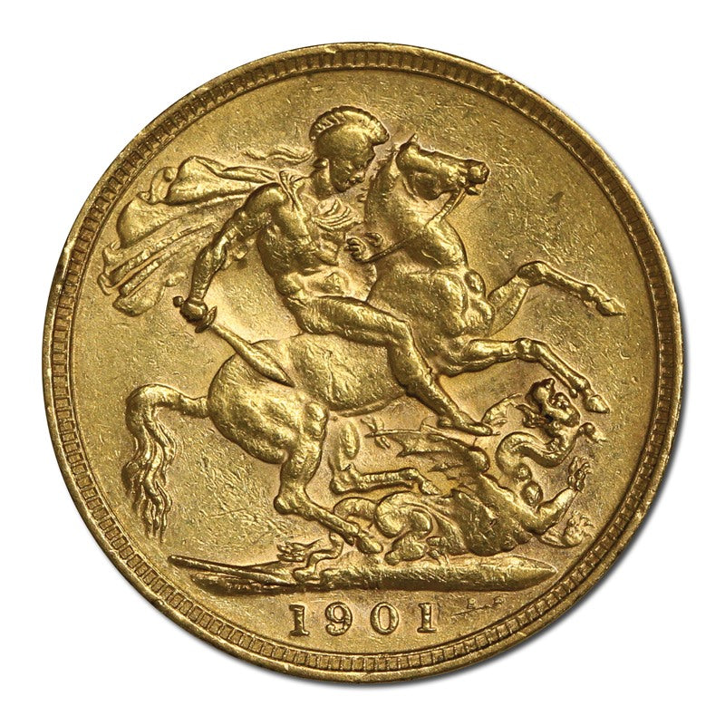 1901 Melbourne Gold Sovereign VF