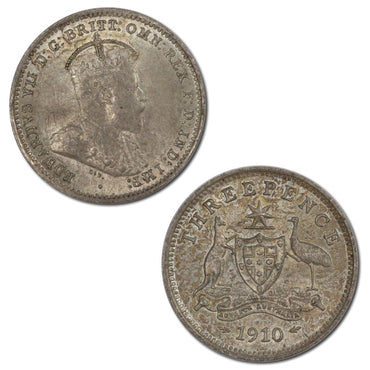 Australia 1910 Threepence UNC