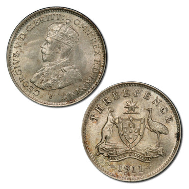 Australia 1911 Threepence