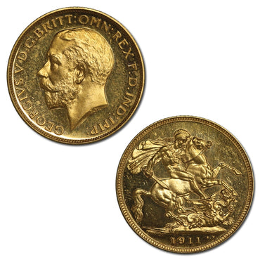Great Britain 1911 Gold Sovereign Proof