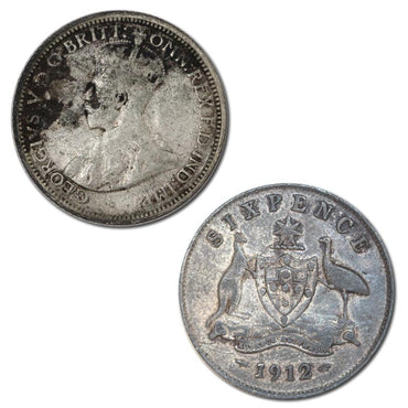 Australia 1912 Sixpence